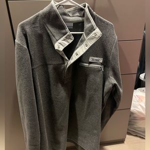 Columbia grey fleece pullover